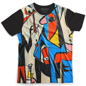 Kaos Fullprint After War abstrak