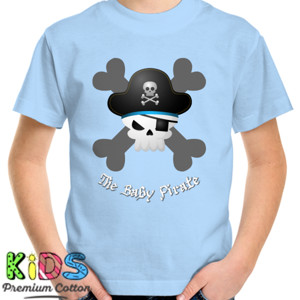 Kaos Baby Pirate (Biru muda)