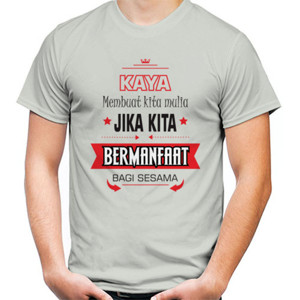 Kaos Kaya yang bermanfaat 