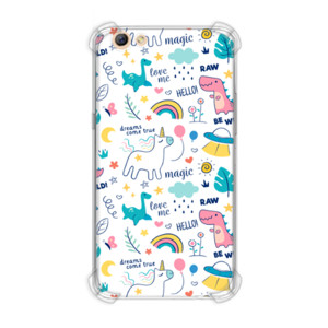 Casing HP Dinosaurus dan unicorn