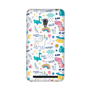 Dinosaurus dan unicorn Casing HP