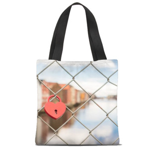 Tas Tote Fullprint Gembok cinta