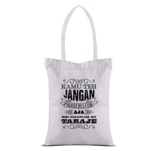 Tas Tote coolztuffs totebag sunda typography 03