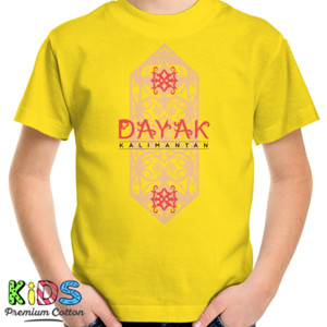 Kaos dayak kalimantan