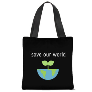 Tas Tote Fullprint TAS save our world