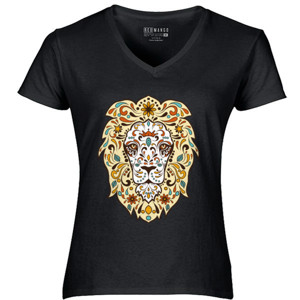 Kaos Kaos Lion Sugar Skull