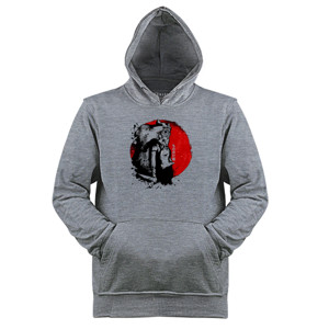 Jaket Hoodie Princess Mononoke Red Moon