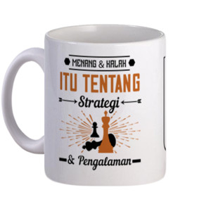 Mug Filosofi Catur - Menang & Kalah