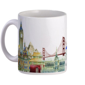 Mug Mug Lukisan Kota #2