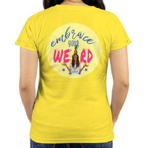 Kaos Embrace Your Weird, 2nanas yellow (hanya belakang)