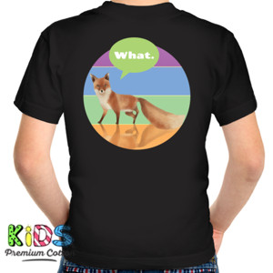 Kaos Fox What (hanya sisi belakang)