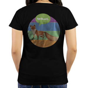 Kaos Fox What (hanya sisi belakang)