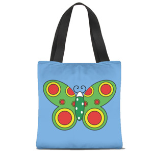 Tas Tote Fullprint Kupu-Kupu (Butterfly)