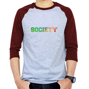 Kaos Raglan Sweater society 