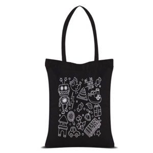 Tas Tote Marimo Tac Doodle Tote Bag