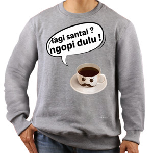 Jaket Sweater Ngopi By:Minimo