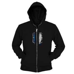 Hoodie Zipper Attack on Titans freedom wings shingeki no kyoujin