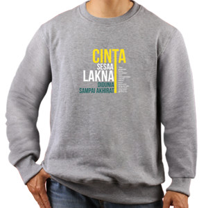 Jaket Sweater Cinta Sesaat Laknat Dunia Akhirat