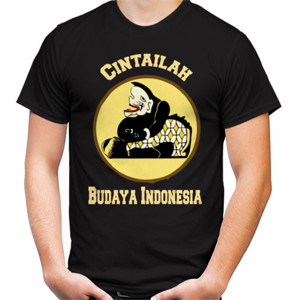 Kaos CIntailah budaya Indonesia