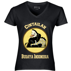 Kaos CIntailah budaya Indonesia