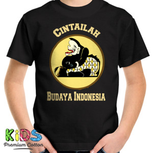 Kaos CIntailah budaya Indonesia