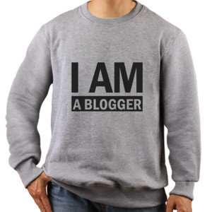 Jaket Sweater I AM A BLOGGER