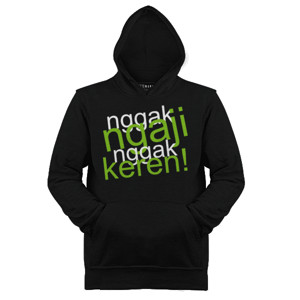 Jaket Hoodie Design Nggak Ngaji Nggak Keren
