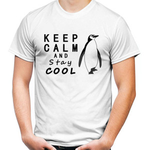 Kaos Keep Calm Pinguin Mode