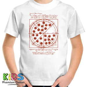 Kaos Spiderman Homecoming Vitruvian Pizza