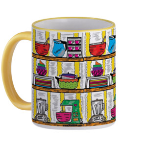 Mug mug rak dapur