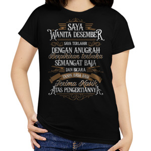 Kaos Wanita Desember