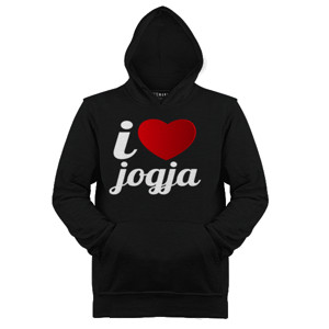 Jaket Hoodie i love jogja