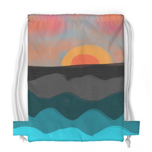Tas Serut Fullprint Sea waves and sunshine