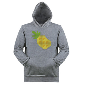 Jaket Hoodie Pineapple - Pixel Fruit Series Tees