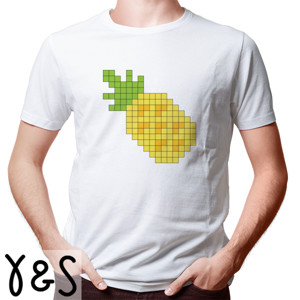 Kaos Pineapple - Pixel Fruit Series Tees