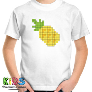 Kaos Pineapple - Pixel Fruit Series Tees
