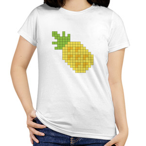 Kaos Pineapple - Pixel Fruit Series Tees