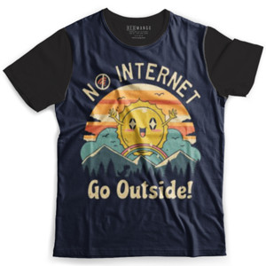 Kaos Fullprint No Internet