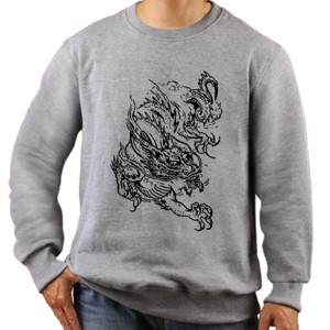 Jaket Sweater Kaos Naga (SBJX)