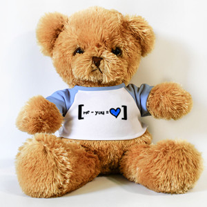 Boneka Beruang Me Minus You Equals Blue