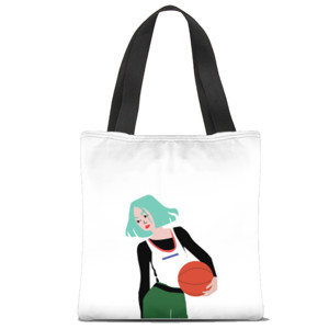 Tas Tote Fullprint Girls basketball