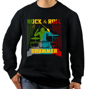 Jaket Sweater Rock and Roll Drummer