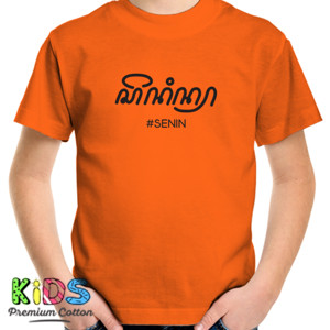 Kaos Kaos Hari Senin dalam Aksara Jawa