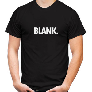 Kaos Blank. Hitam