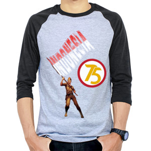 Kaos Raglan Indonesia 75 Tahun
