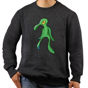 Jaket Sweater Kaos Lukisan Squidward
