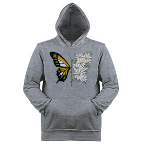 Jaket Hoodie Kaos Cewe Keren, Tema Kupu-kupu