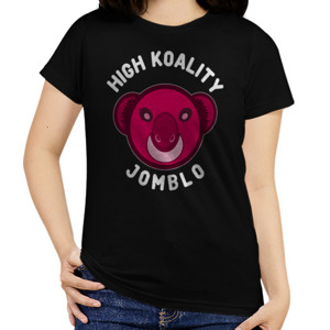 Kaos High Koality Jomblo Koala Merah Pink