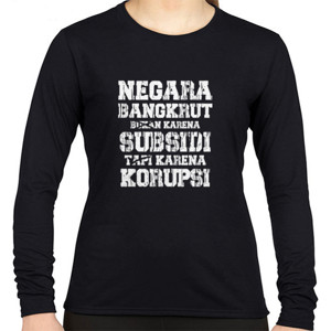 Kaos Negara Bangkrut (Putih)