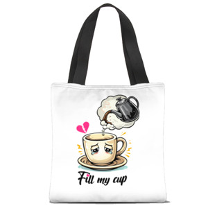 Tas Tote Fullprint Fill Me